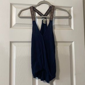 Tolula Navy Blue Tank Top